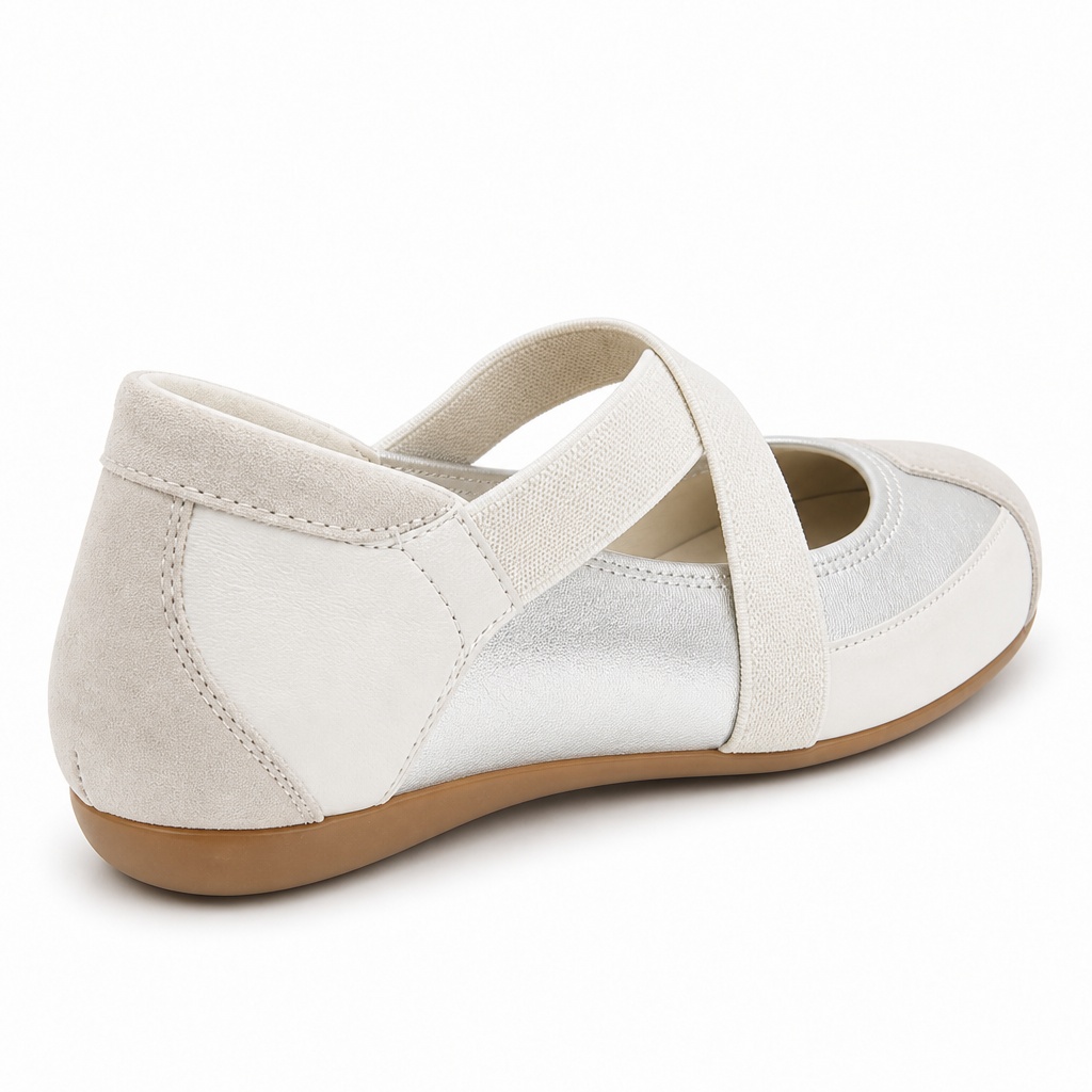 Mary Jane shoe rear and side angle