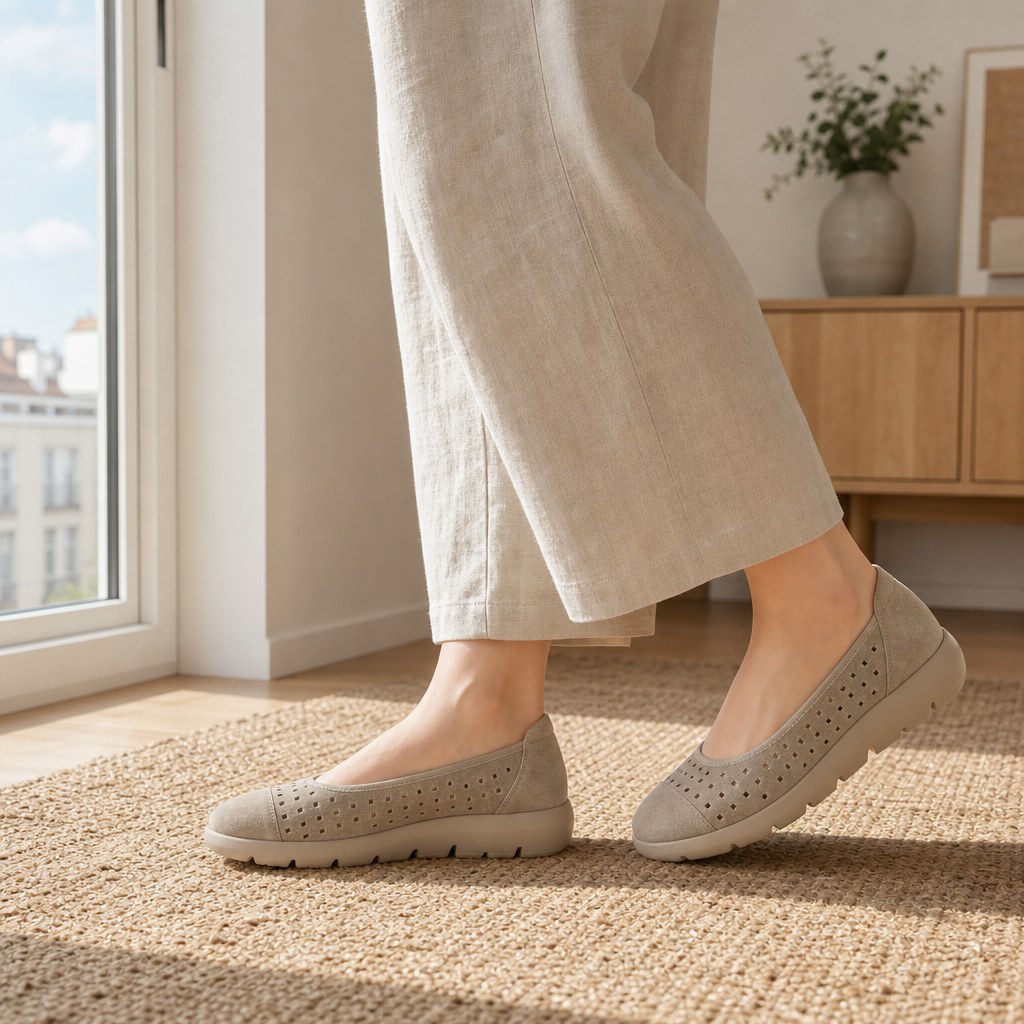 Loaferit, joita käytetään sisätiloissa rennossa elämäntapaympäristössä