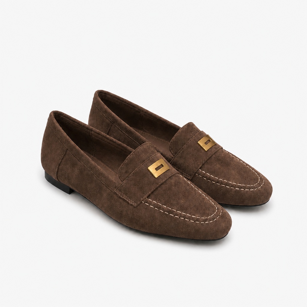 Ruskea penny loafer värivaihtoehto