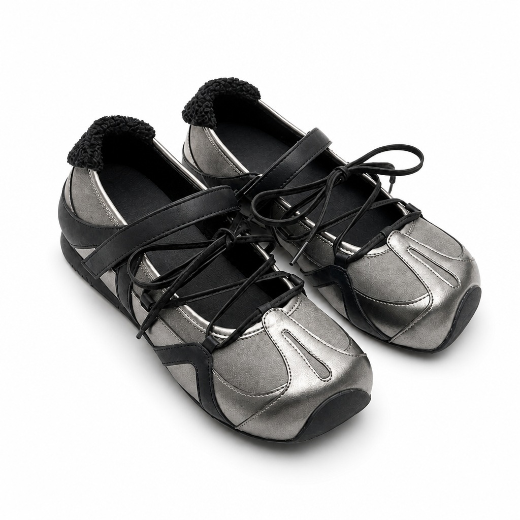 Ballerine sportive nere, diverse opzioni di colore