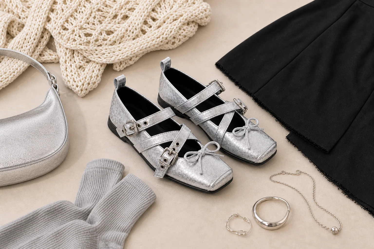 Le ballerine Mary Jane in una scena di lifestyle, prodotto nel contesto